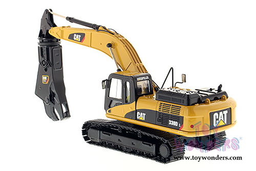 Diecast Masters - Caterpillar 330D L Hydraulic Excavator with Shear - Core Classics Series (1/50 scale diecast model car, Yellow) 85277